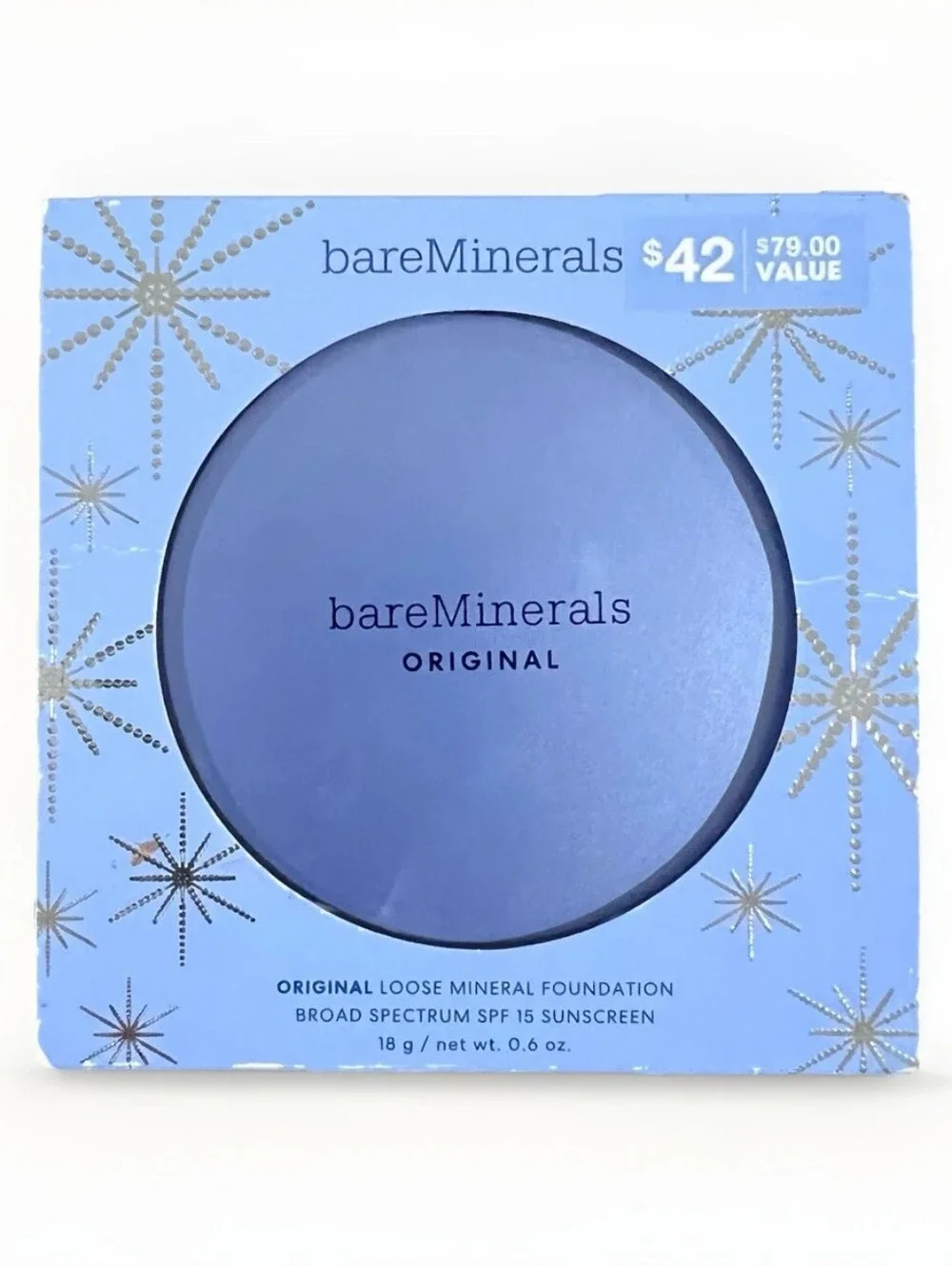 🧚‍♀️MEDIUM BEIGE 12 BareMinerals Lim Edition Deluxe Size Foundation NWT